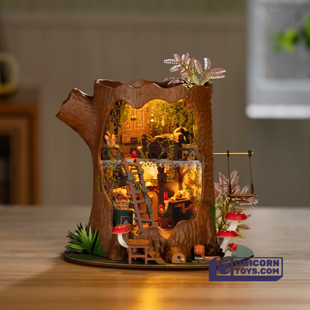 Fairytale Tree House  | Robotime DG179 DIY Dollhouse Miniatures Kit