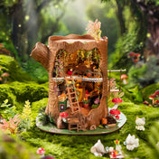 Fairytale Tree House  | Robotime DG179 DIY Dollhouse Miniatures Kit