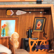 A-Frame Cabin | Robotime DG181 DIY Dollhouse Miniatures Kit