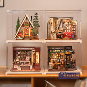 A-Frame Cabin | Robotime DG181 DIY Dollhouse Miniatures Kit