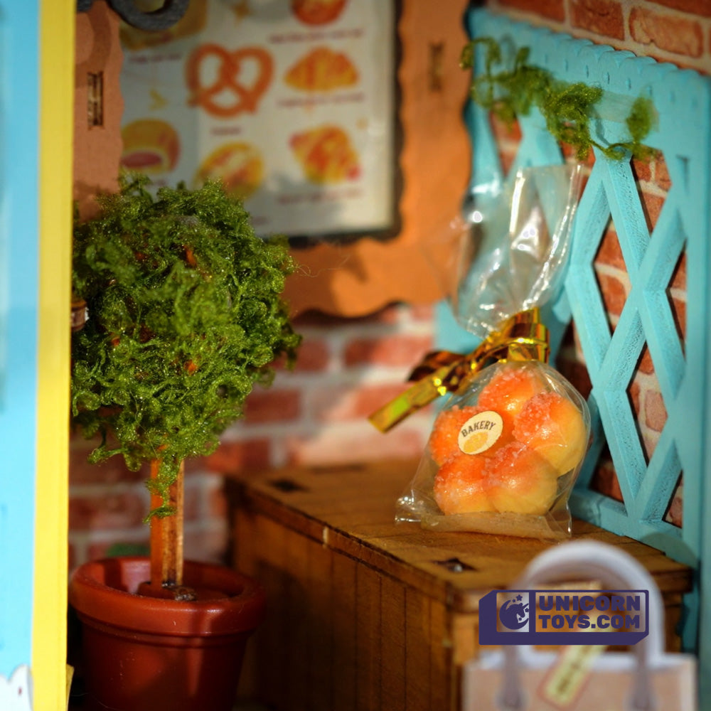Fluffy Cat Bakery | Rolife Story Frames Series DP001 DIY Miniature House Kit