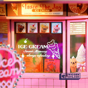 Sweet Scoopery Ice Cream | Rolife Story Frames Series DP002 DIY Miniature House Kit