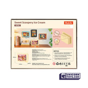 Sweet Scoopery Ice Cream | Rolife Story Frames Series DP002 DIY Miniature House Kit