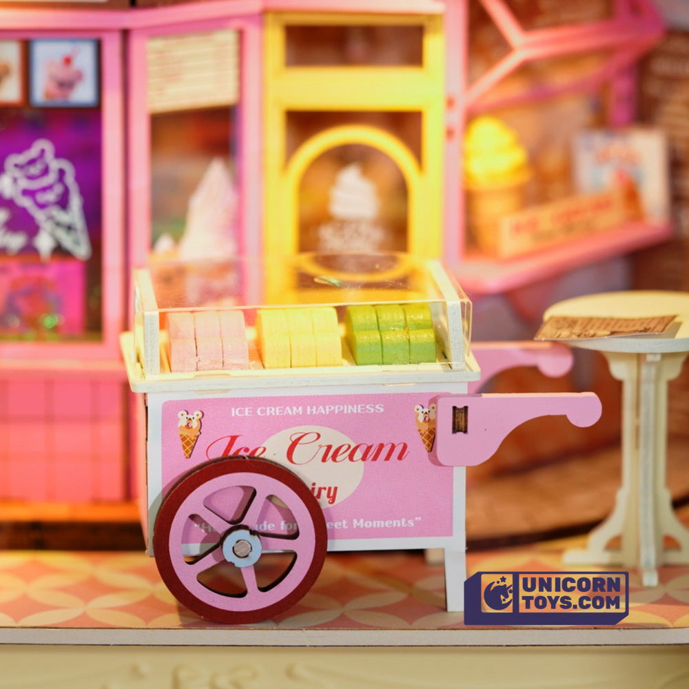 Sweet Scoopery Ice Cream | Rolife Story Frames Series DP002 DIY Miniature House Kit