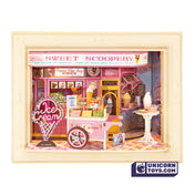 Sweet Scoopery Ice Cream | Rolife Story Frames Series DP002 DIY Miniature House Kit