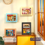 Sweet Scoopery Ice Cream | Rolife Story Frames Series DP002 DIY Miniature House Kit