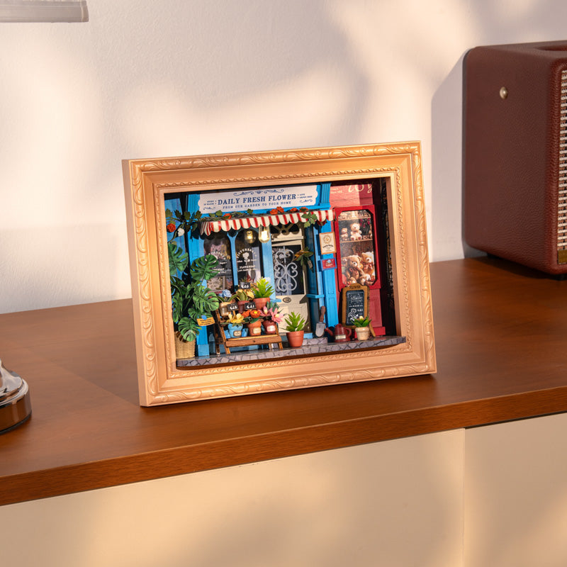 Daily Fresh Flower | Rolife Story Frames Series DP003 DIY Miniature House Kit