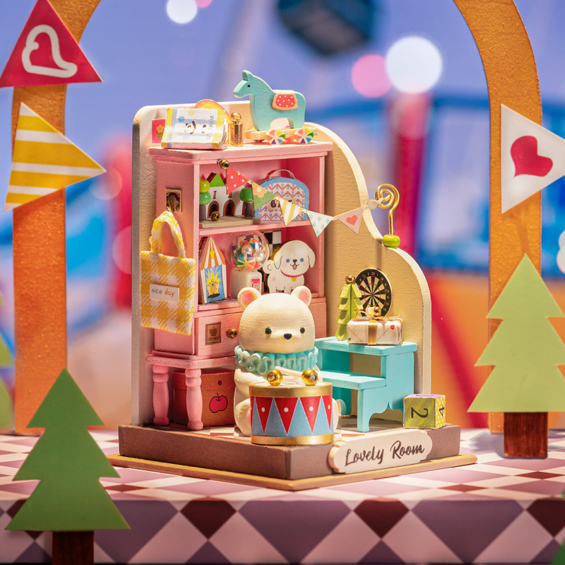 Childhood Toy House | Robotime Rolife Tiny DS027 DIY Dollhouse Miniatures Kit