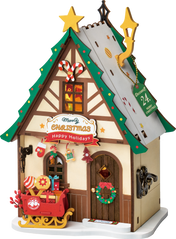 Twinkling Christmas House DIY Miniature House DS036