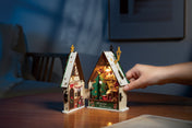 Twinkling Christmas House DIY Miniature House DS036
