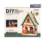 Twinkling Christmas House DIY Miniature House DS036