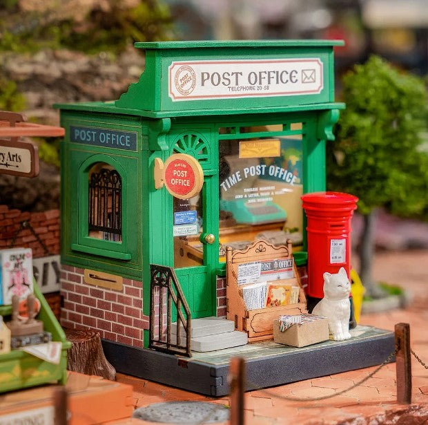 Century Post Office  | Robotime Rolife DS037 DIY Miniature House