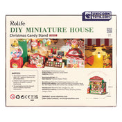 Christmas Candy Shop | Robotime Rolife DS043 DIY Dollhouse Miniatures House