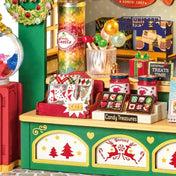 Christmas Candy Shop | Robotime Rolife DS043 DIY Dollhouse Miniatures House