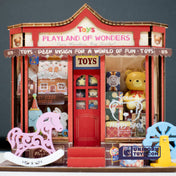 Whimsy Toy Shop Mini Store | Robotime DS044 DIY Dollhouse Miniatures Kit