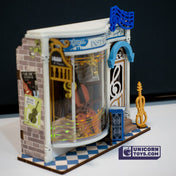 Melody Instrument Shop Mini Store | Robotime DS047 DIY Dollhouse Miniatures Kit