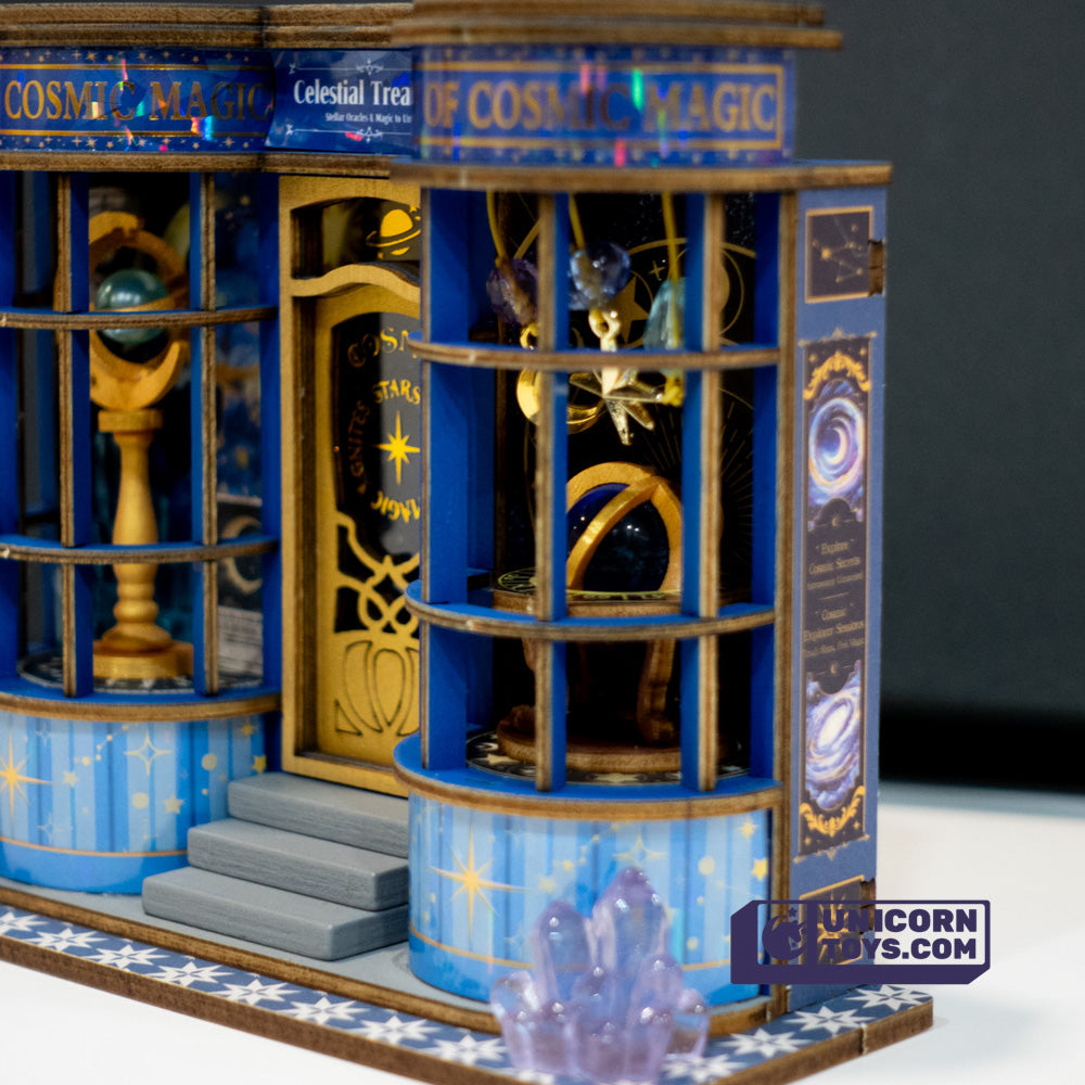 Magic Astronomy Shop Mini Store | Robotime DS048 DIY Dollhouse Miniatures Kit