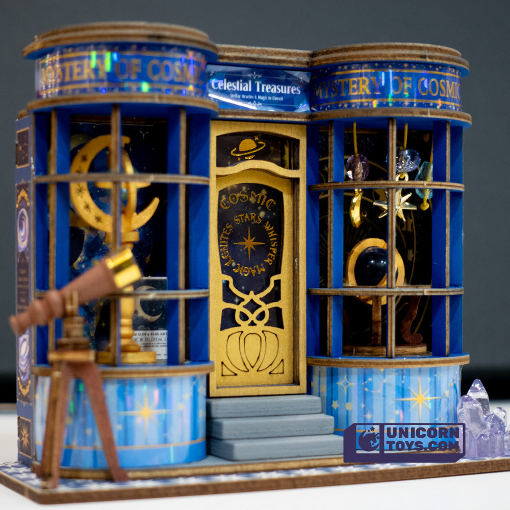 Magic Astronomy Shop Mini Store | Robotime DS048 DIY Dollhouse Miniatures Kit