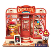 Sweet Chocolate Shop Mini Store | Robotime DS046 DIY Dollhouse Miniatures Kit