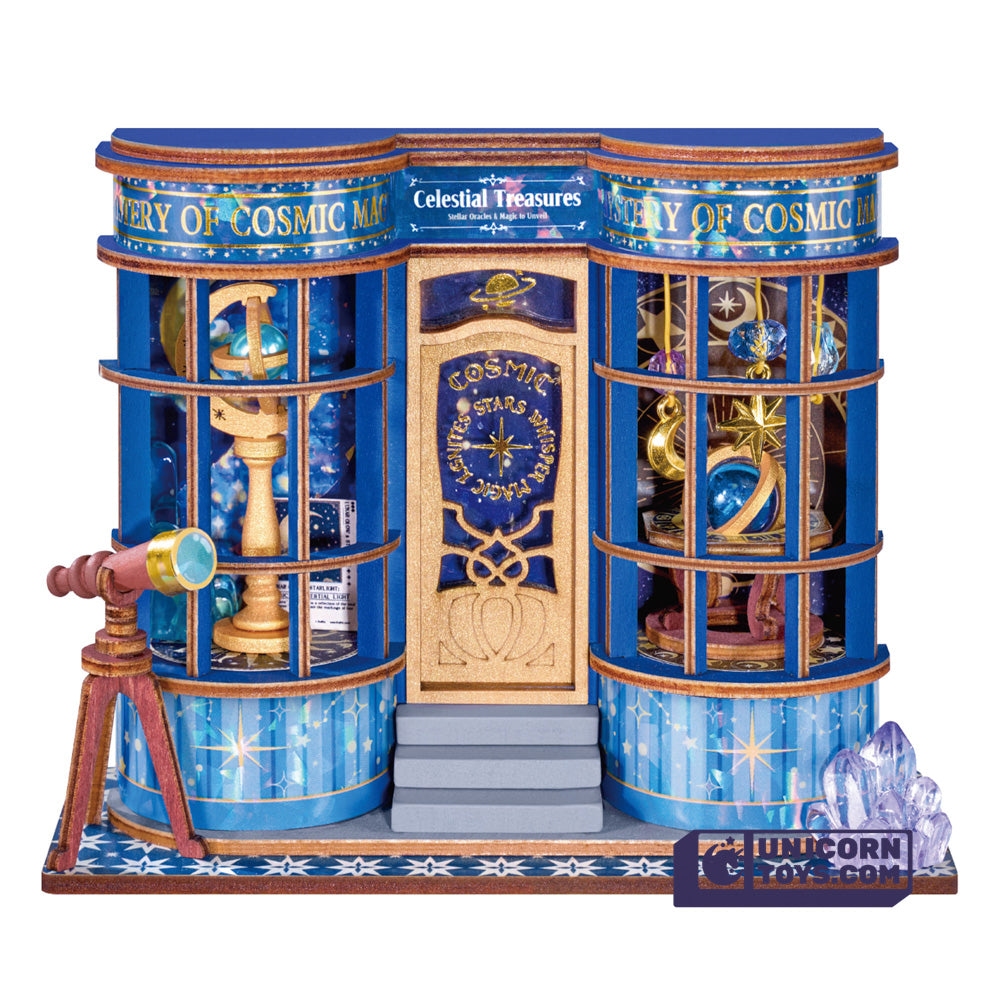 Magic Astronomy Shop Mini Store | Robotime DS048 DIY Dollhouse Miniatures Kit