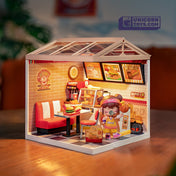 Yum Yum Burgers | Rolife Super Creator DW010 DIY Stackable Dollhouse Miniatures Kit