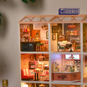 Leisurely Cheers Bar | Rolife Super Creator DW012 DIY Stackable Dollhouse Miniatures Kit