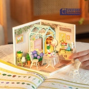 Blooming Tea Garden | Rolife Super Creator DW013 DIY Stackable Dollhouse Miniatures Kit