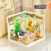 Blooming Tea Garden | Rolife Super Creator DW013 DIY Stackable Dollhouse Miniatures Kit