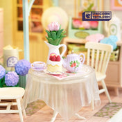 Blooming Tea Garden | Rolife Super Creator DW013 DIY Stackable Dollhouse Miniatures Kit