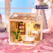 Pop Bubble Bathroom | Rolife Super Creator DW014 DIY Stackable Dollhouse Miniatures Kit
