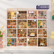 Pop Bubble Bathroom | Rolife Super Creator DW014 DIY Stackable Dollhouse Miniatures Kit