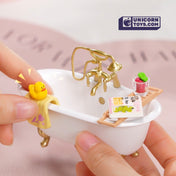 Pop Bubble Bathroom | Rolife Super Creator DW014 DIY Stackable Dollhouse Miniatures Kit