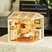 Warm Dining Room | Rolife Super Creator DW015 DIY Stackable Dollhouse Miniatures Kit