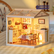 Warm Dining Room | Rolife Super Creator DW015 DIY Stackable Dollhouse Miniatures Kit