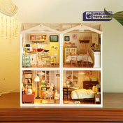 Warm Dining Room | Rolife Super Creator DW015 DIY Stackable Dollhouse Miniatures Kit