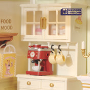 Warm Dining Room | Rolife Super Creator DW015 DIY Stackable Dollhouse Miniatures Kit