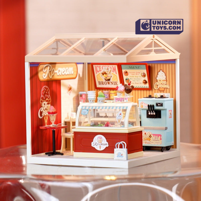 Flavorful Ice Cream | Rolife Super Creator DW018 DIY Stackable Dollhouse Miniatures Kit