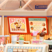 Flavorful Ice Cream | Rolife Super Creator DW018 DIY Stackable Dollhouse Miniatures Kit