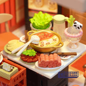 Panda Hot Pot | Rolife Super Creator DW020 DIY Stackable Dollhouse Miniatures Kit