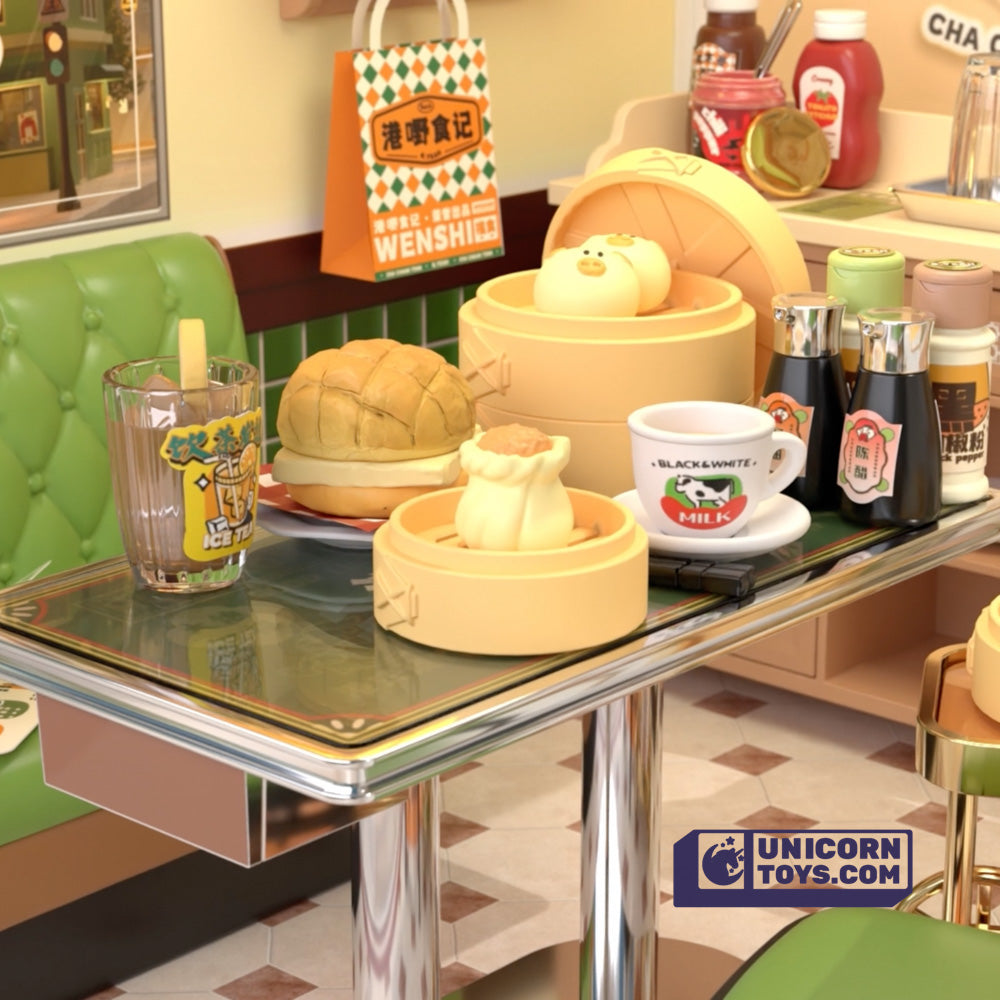 Hong Kong Bites Cafe | Rolife Super Creator DW021 DIY Stackable Dollhouse Miniatures Kit