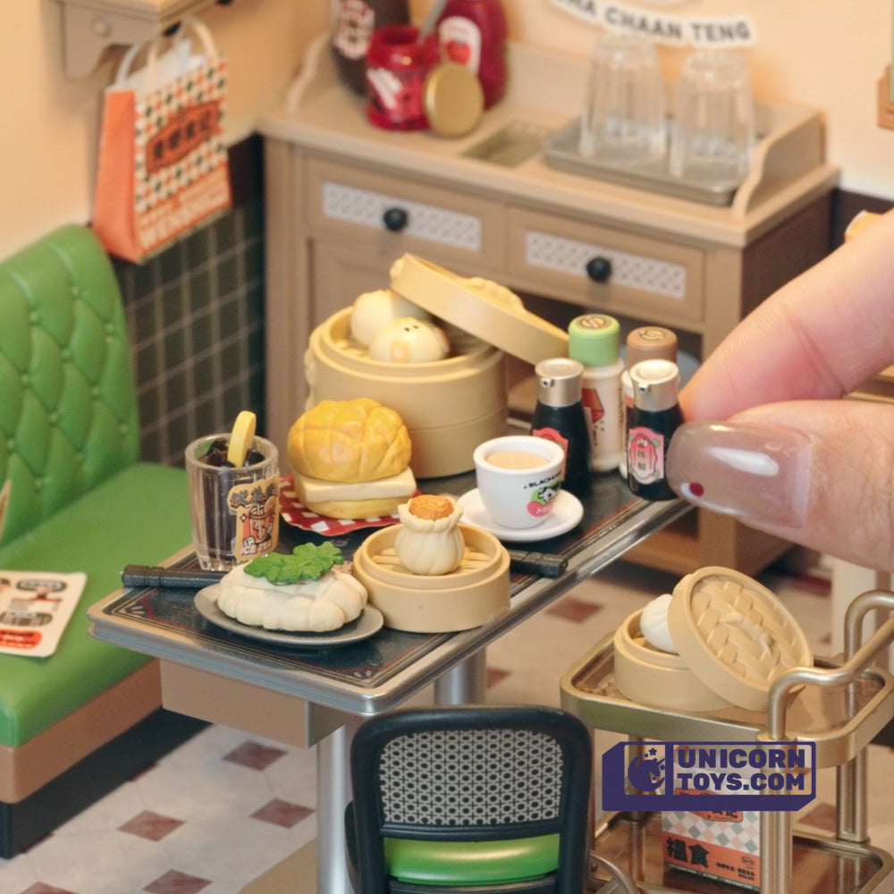 Hong Kong Bites Cafe | Rolife Super Creator DW021 DIY Stackable Dollhouse Miniatures Kit