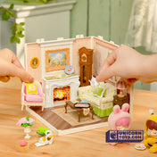 Holiday Tea Time | Rolife Super Creator DW023 DIY Stackable Dollhouse Miniatures Kit