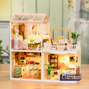 Holiday Tea Time | Rolife Super Creator DW023 DIY Stackable Dollhouse Miniatures Kit