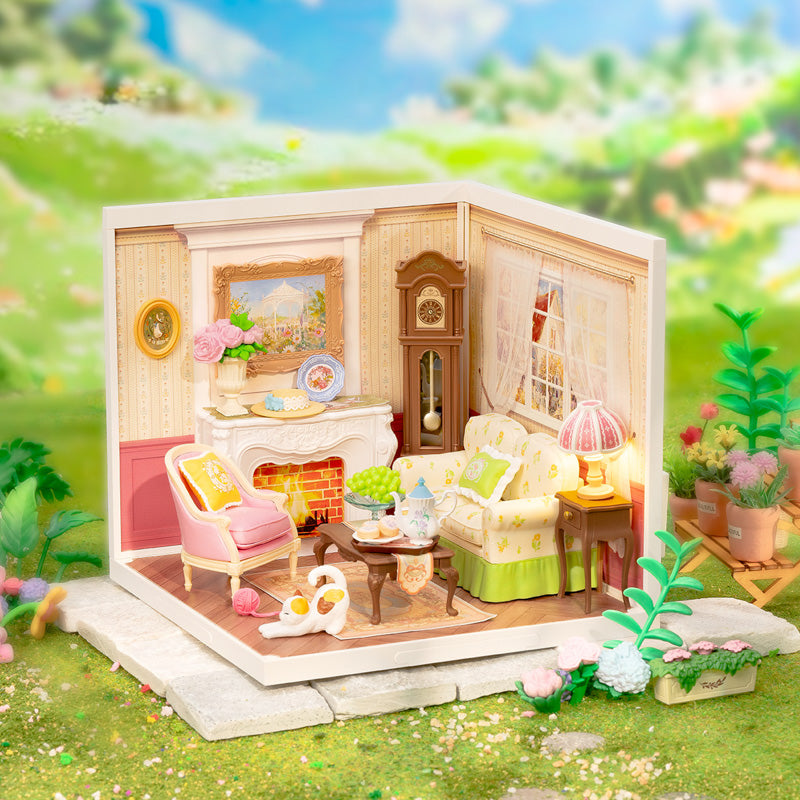 Holiday Tea Time | Rolife Super Creator DW023 DIY Stackable Dollhouse Miniatures Kit