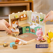 Farmhouse Kitchen | Rolife Super Creator DW024 DIY Stackable Dollhouse Miniatures Kit