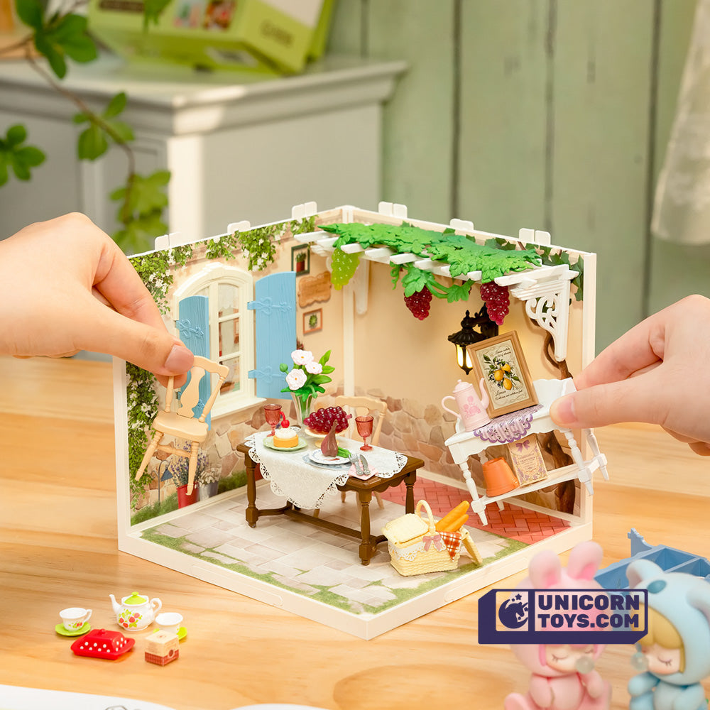 Midsummer Dream Yard | Rolife Super Creator DW025 DIY Stackable Dollhouse Miniatures Kit