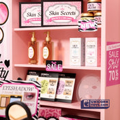 Pink Beauty Secret | Rolife Super Creator DW026 DIY Stackable Dollhouse Miniatures Kit