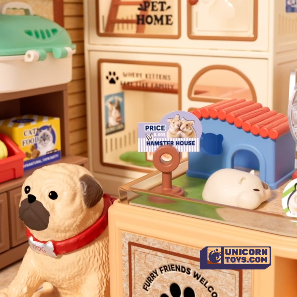 Furry Friends' Home | Rolife Super Creator DW027 DIY Stackable Dollhouse Miniatures Kit