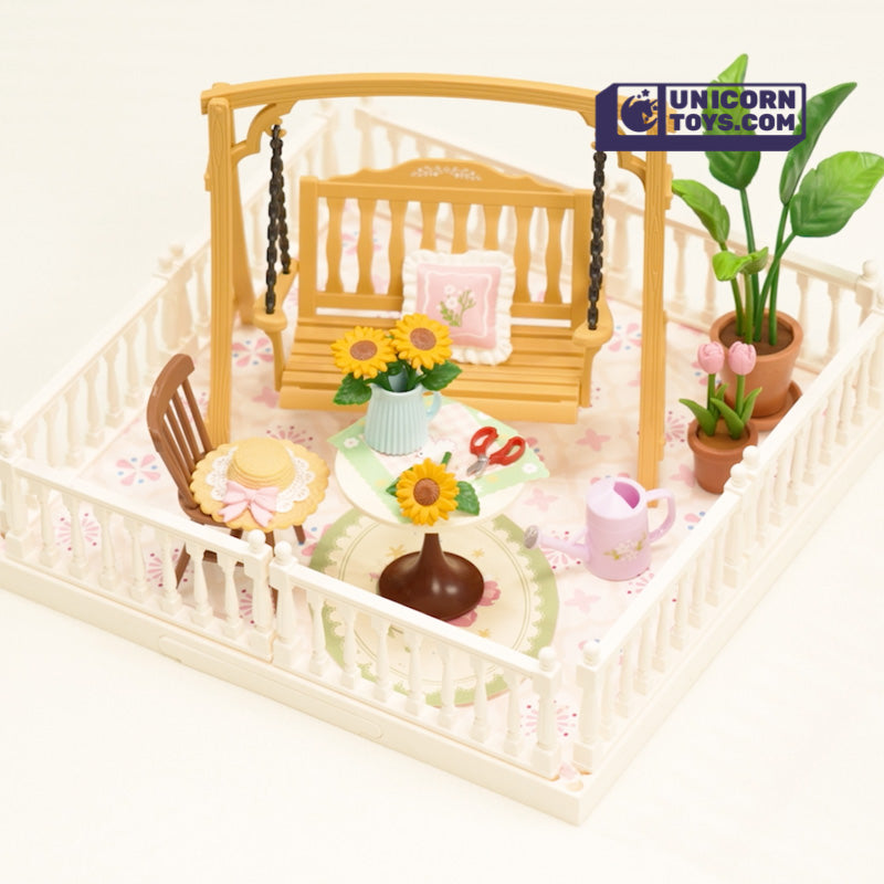 Sunny Break Terrace | Rolife Super Creator DWP08 DIY Stackable Dollhouse Miniatures Kit