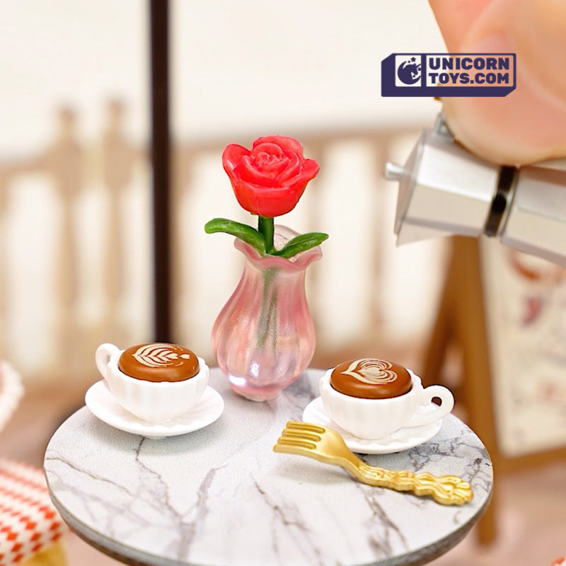 Chic Café Terrace | Rolife Super Creator DWP09 DIY Stackable Dollhouse Miniatures Kit